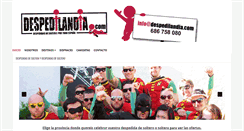 Desktop Screenshot of despedilandia.com
